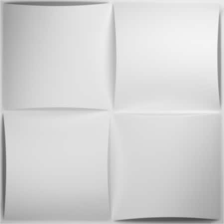 Ekena Millwork 19 5/8in. W x 19 5/8in. H Smith EnduraWall Decor 3D Wall Panel Covers, Total 26.75 Sq. Ft., 10PK WP20X20SMWH-CASE-10